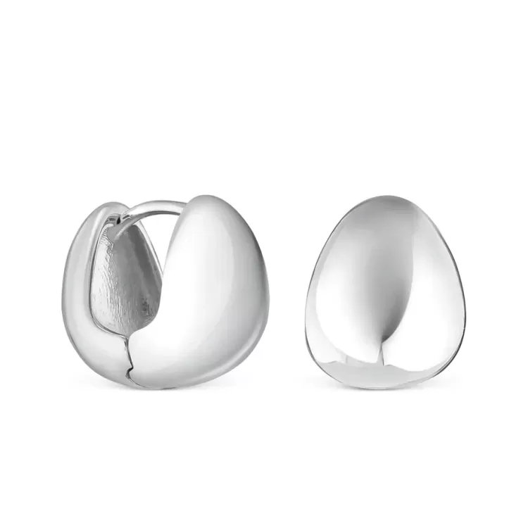 Серьги Капли в серебре Meduza Crystal
