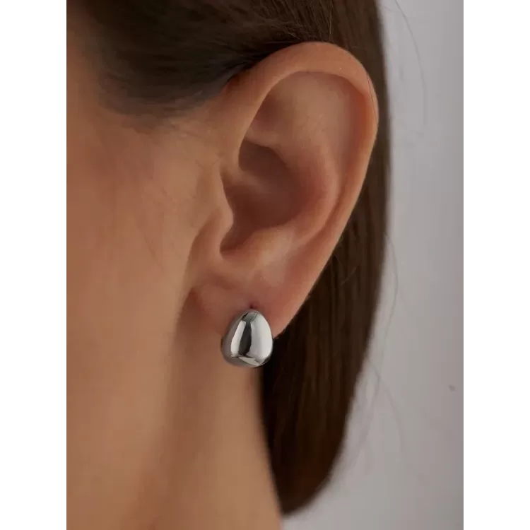 Серьги Капли в серебре Meduza Crystal