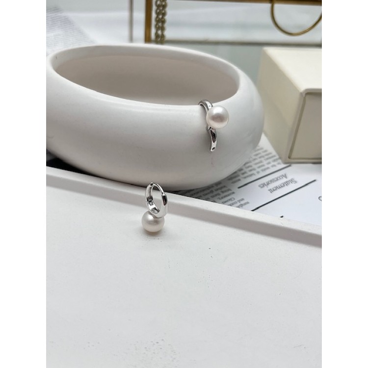 Серьги с речным жемчугом (маленькие)