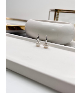 Серьги с речным жемчугом (маленькие)