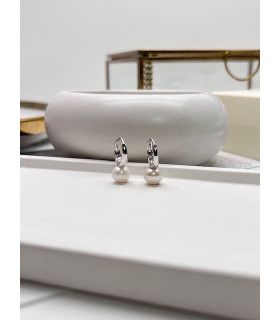 Серьги с речным жемчугом (маленькие)