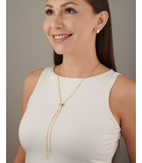 Подвеска Бегунок галочка в золоте 