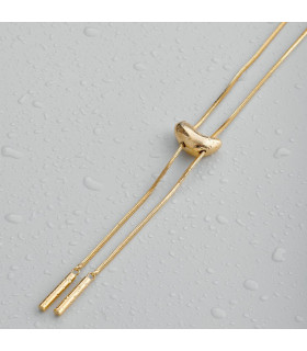 Подвеска Бегунок галочка в золоте 