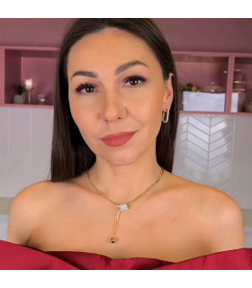 Подвеска Боченок с россыпью цирконов в золоте