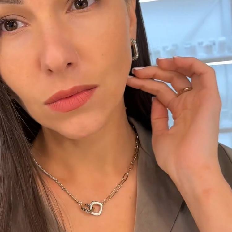 Подвеска Dior в серебре Meduza Crystal