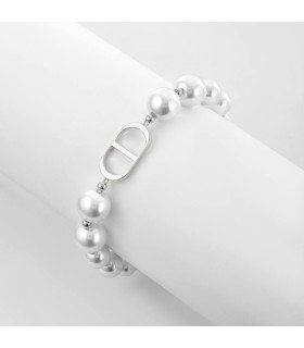 Браслет Диор с жемчугом Майорка в белом золоте