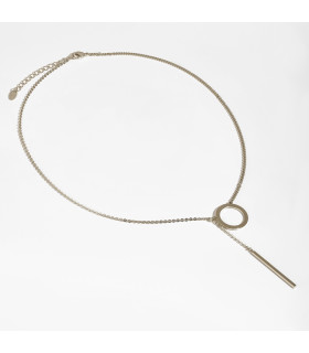 Подвеска бегунок Круг в бронзе