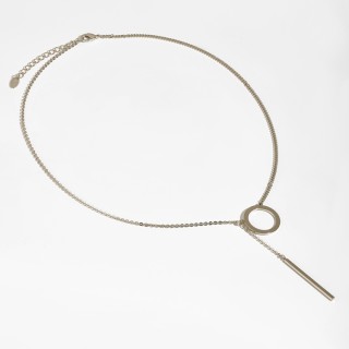 Подвеска бегунок Круг в бронзе