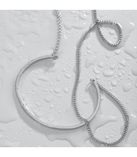 Браслет Тройной серебристый 