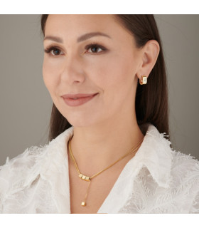 Подвеска Три куба в золоте