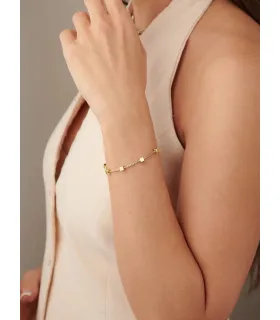 Браслет кубиками в золоте