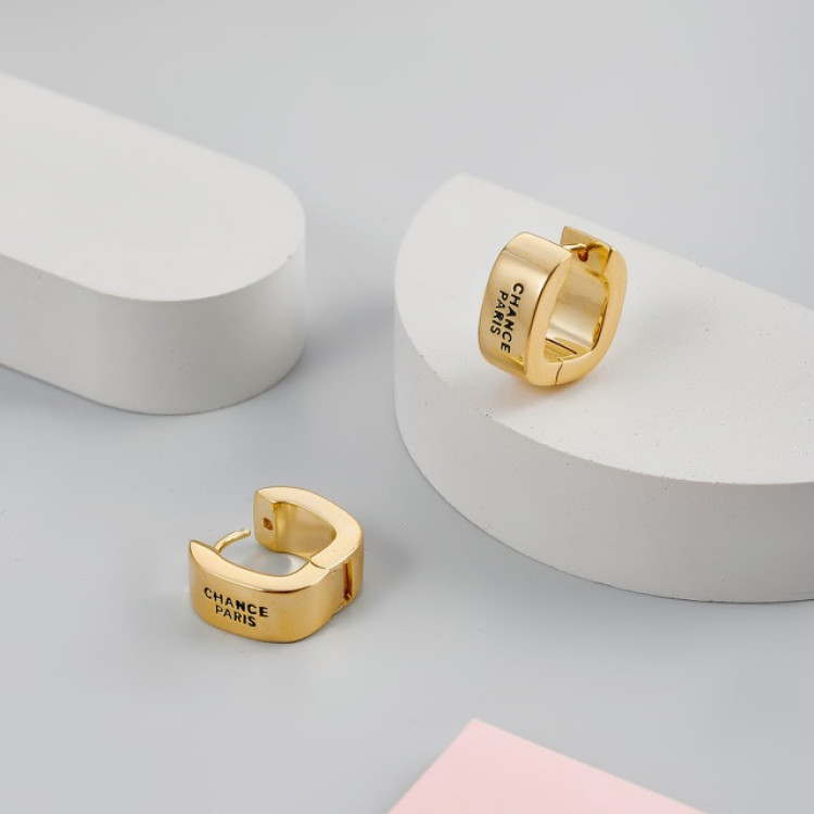 Серьги Chance в золоте Meduza Crystal