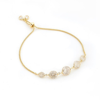 Браслет паутинка в золоте