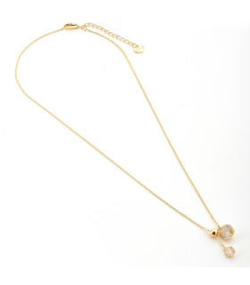 Колье паутинка в золоте