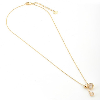 Колье паутинка в золоте