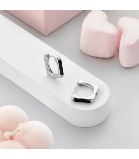 Серьги квадрат 