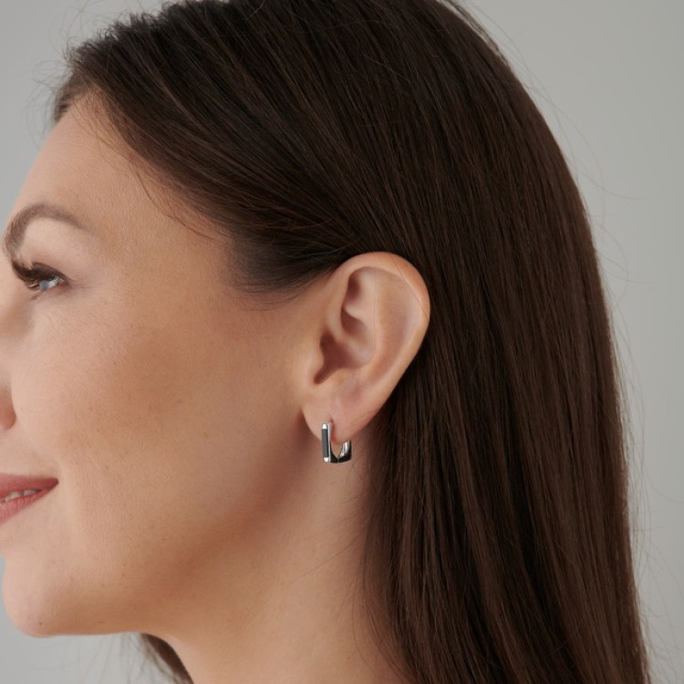 Серьги квадрат Meduza Crystal