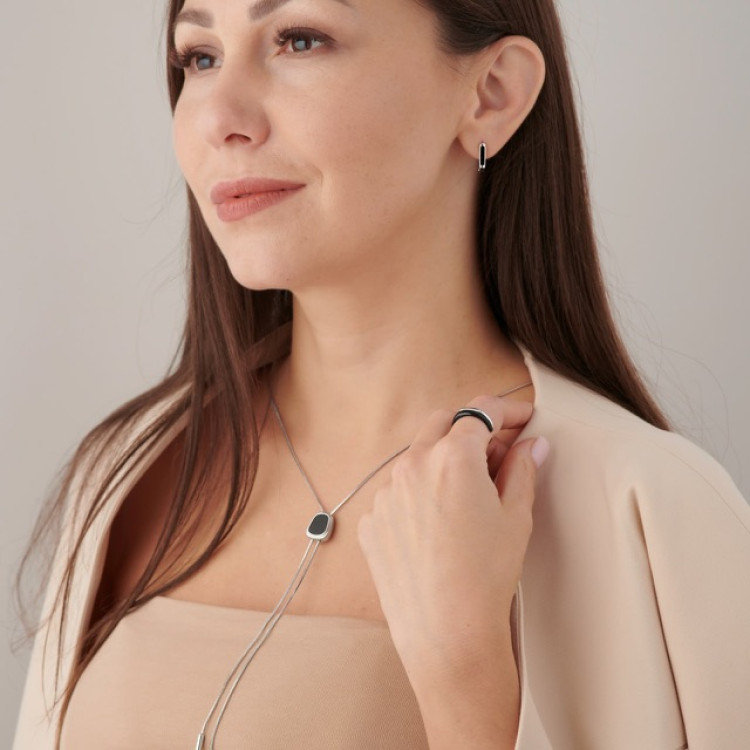 Серьги квадрат Meduza Crystal