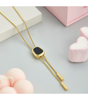 Колье галстук в золоте 