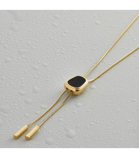 Колье галстук в золоте 