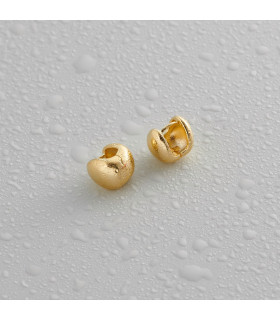 Серьги капли в золоте