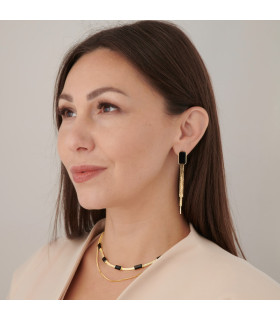 Серьги Эстет в золоте 