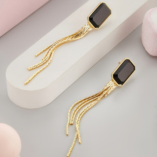 Серьги Эстет в золоте 