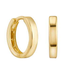 Серьги колечки маленькие в золоте