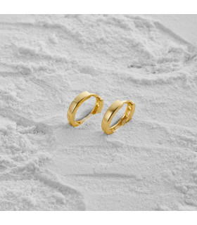 Серьги колечки маленькие в золоте