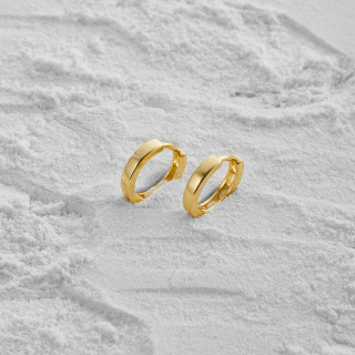 Серьги колечки маленькие в золоте