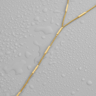 Колье галстук на шею в золоте