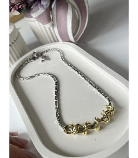 Подвеска плетёная в золоте