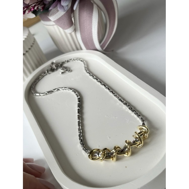 Подвеска плетёная в золоте Meduza Crystal