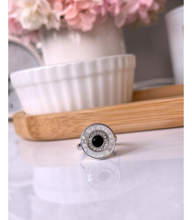 Кольцо Булгари серебро