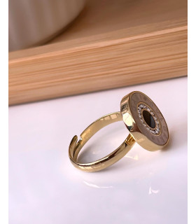 Кольцо Булгари золото