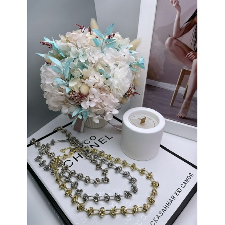 Подвеска Крупная цепь в золоте Meduza Crystal