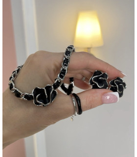 Подвеска Цветок в серебре 