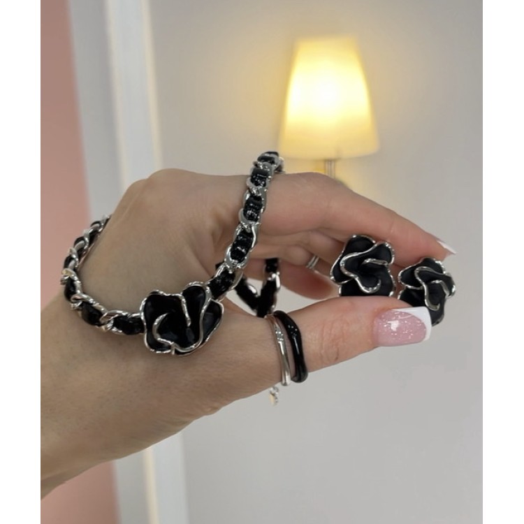 Подвеска Цветок в серебре Meduza Crystal