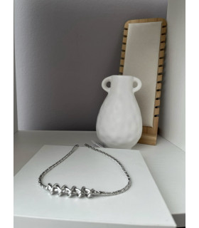 Подвеска плетёная в серебре 