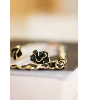 Серьги Цветок в золоте