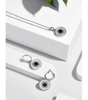 Серьги Булгари в серебре