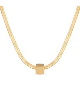 Подвеска куб в золоте