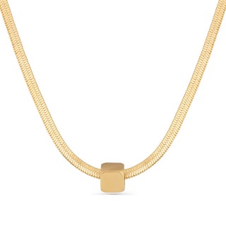 Подвеска куб в золоте