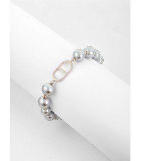 Браслет Диор с жемчугом Майорка в бронзе