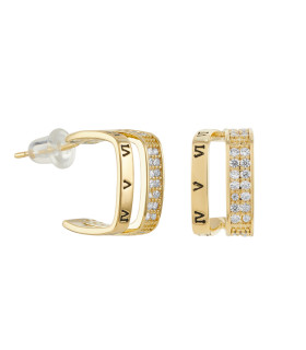 Серьги картье в золоте