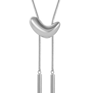 Подвеска Бегунок галочка в белом золоте 