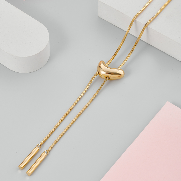 Подвеска Бегунок галочка в золоте Meduza Crystal