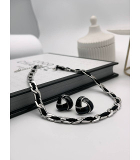 Колье Ving в белом золоте