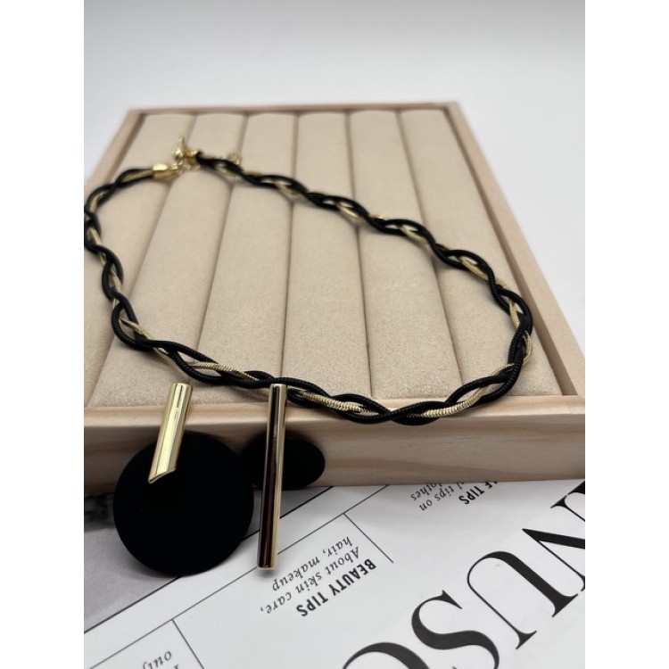 Серьги круги асимметрия в золоте Meduza Crystal