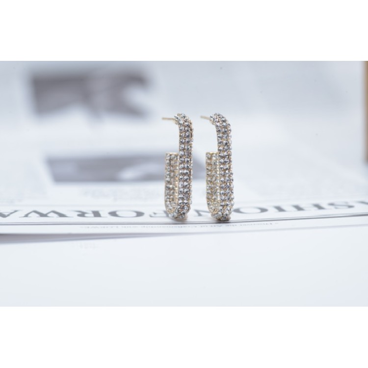 Серьги Selin в золоте Meduza Crystal